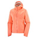 SALOMON サロモン トレイルランニング レインジャケット Bonatti WaterProof Jacket WP W レディースBONATTI WATERPROOFウィメンズ - 女性用シェルジャケット雨がどうした？　突風だって大歓迎！　女性用 BONATTI WATERPROOF ジャケッは、軽量で通気性と防水性に優れているので、どんな天候でもあなたのやる気はそのまま。ロード、トレイルを問わずアウトドアトレーニングで一年中活躍します。■特長軽量＆優れた通気性10K/10K の防水性を持つファブリックは軽量で耐久性も抜群。背中のベンチレーションシステムと前面のスマートベントボタンで通気性を高めました。最適なフィット感素材は体の動きにぴったりフィット。フードはエラスティック仕様でズレません。ミニマルデザインで実用的シースルーメッシュを思わせる超軽量のファブリックを使用したクールなデザインのジャケット。胸ポケットに収納できるコンパクトさも魅力です。■特徴スマートベントジャケットのフロント部分にある小さなボタンを押すと、ジャケットはそのままでベントが開きます。AdvancedSkin Dry 10K/10K雨や雪、風を完全にシャットアウトしながら内側にこもる湿気を放出し、快適さを保ちます。10,000mm の防水性と 10,000g/m2/24h の通気性を備えています。AdvancedSkin DryAdvancedSkin Dry テクノロジーは防水透湿性と通気性が高く、雨や雪、風を完全にシャットアウトしながら快適さを保ちます。メカニカルストレッチヤーン構造の機械的アセンブリが実現するストレッチ性。リップストップリップストップは、耐久性と寿命を改良した強化ヤーンを使ったファブリック構造です。フィックスフードガーメントに固定されたフード。スマートフードドローコードやプラーがなくてもフィットするミニマリスト構造のフード。防水ジップジッパーを閉じれば完全防水になり、防水性のあるアパレルやバッグに不可欠な防水性ジッパー。ジップ付き胸ポケット×1安心なジップクロージャーの取り出しやすいポケット。ストウポケット小さなアイテムを収納する隠しポケット。リフレクターリフレクティブ加工のインサートを用いたデザイン。■仕様素材本体: 100% ナイロン類型：シェル重量（g）：131特性：防水性, 防風性, 撥水性■ブランドヒストリーサロモンは、1947年にフランス・アルプスで誕生、設立以来、徹底した製品開発とこだわりのデザインをベースに、世界のウィンタースポーツ界をNo.1ブランドとしてリードしてきました。究極のコンディション下で挑戦し続けるトップレーサー達の声をフィードバックし、ハードなアクションや環境に耐える、機能性を重視したプロダクトをラインナップしています。その根底にあるのは、自由に探求し自由に表現する「フリーライド」というライフスタイル。人間の本能がかきたてるアクションやチャレンジに対する衝動をパフォーマンスへと昇華させるため、スポーツの美しさを引き出す機能デザインや積極性、改革、スポーツ精神を追求し、進化させることがサロモンの日々のパフォーマンスです。ユニセックス - オンピステ, オールマウンテン, フリーライド, ツーリング, クラシック, スケーティング, ハイキング, バックパック, ロードランニング, トレイルランニング■販売会社 有限会社スポーツダイアリーについて■本品は、有限会社スポーツダイアリーが販売しております。弊社は、2000年創業、2003年法人化以降、2019年現在、20年にわたりスポーツ用品を販売して参りました。また、2018年2月11日、愛知県名古屋市にトレイルランニング・ランニング専門店 フィットラン（FITRUN）をオープン。現在、下記住所にて、 実店舗・倉庫、兼、ネット通販業務を行っております。〒458-0021愛知県名古屋市緑区滝ノ水1丁目125番電話：052-693-8600実店舗「フィットラン FITRUN」では、ランニング・トレラン用品を豊富に取り揃えております。ご来店お待ちしております。