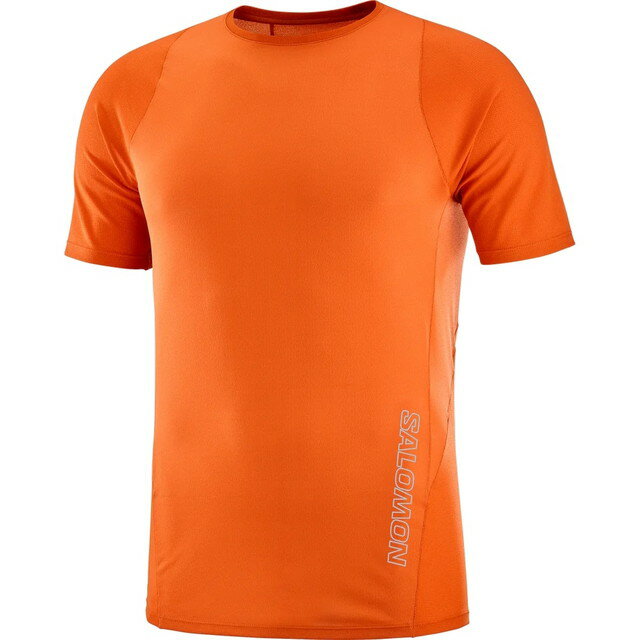 SALOMON サロモン 半袖Tシャツ SENSE AERO SS TEE M BURNT OCHRE LC2138300メンズ クロスラン SS ティー トレイルランニング ランニング アウトドア トレラン マラソン ショートスリーブ 吸汗速乾