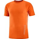 SALOMON サロモン 半袖Tシャツ SENSE AERO SS TEE M BURNT OCHRE LC2138300メンズ クロスラン SS ティー トレ...