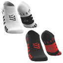 Compressport コンプレスポーツ ノー ショー ラン ソックス No Show Run Socks XU00045B ユニセックス メンズ レディース ランニング マラソン 普段履き トレラン トレイルランニング 靴下 保護 プロテクション アーチサポート 吸汗速乾 通気性 蒸れ防止 滑り止め ドライ