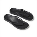 ARCHIES アーチーズ アーチサポートトングサンダル ブラック リカバリーサンダル ビーサン ビーチサンダル フリップフロップ flip flops 鼻緒 ...