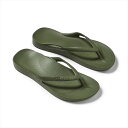 ARCHIES アーチーズ アーチサポートトングサンダル カーキ リカバリーサンダル ビーサン ビーチサンダル フリップフロップ flip flops 鼻緒 ア...