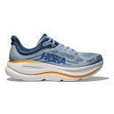 HOKA ONE ONE ホカ オネオネ M BONDI 9 1162011 DRIZZLE/DOWNPOUR メンズ ボンダイ9 幅D 厚底 ランニングシュー...