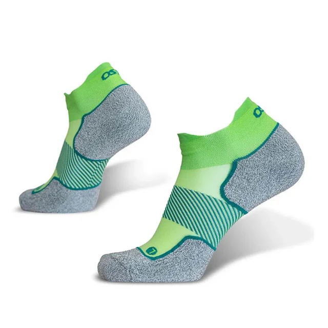 OS1st オーエスファースト AC4 Active Comfort Socks No Show ライムフュージョン ランニングソックス アクティブコンフォートソックス ノーショー 軽着圧 冷却パネル 衝撃吸収 消臭 抗菌 ミディアムクッション ドライ 吸湿発散 トレイルランニング トレラン マラソン