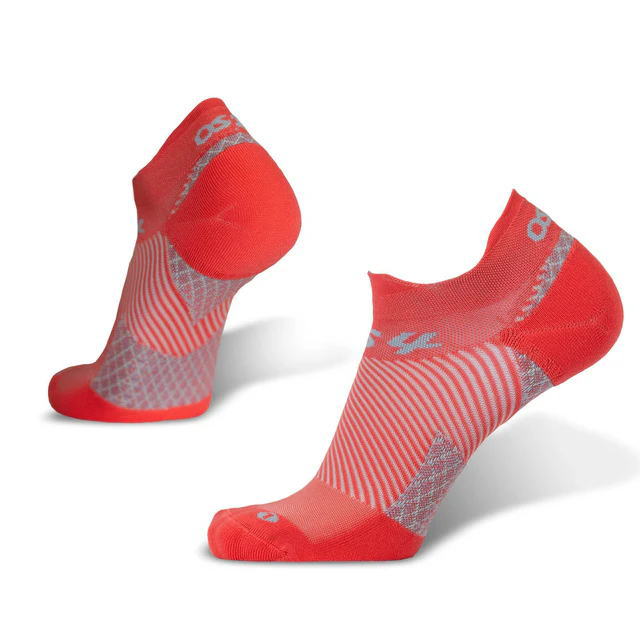 OS1st オーエスファースト FS4 Plantar Fasciitis Socks No Show コーラル ランニングソックス プランターファシアイティスソックス ノーショー 強着圧 足底筋膜サポート 4段階着圧 高耐久性 防臭 ライトクッション ドライ トレイルランニング トレラン マラソン