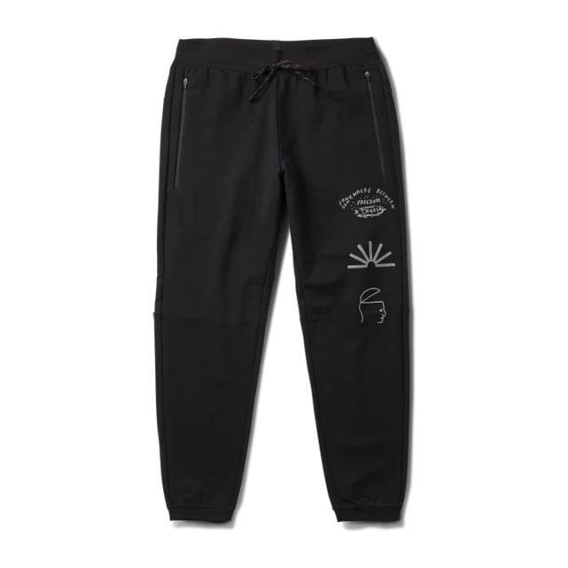 Run Amok ラン・アモック ランニング ロングパンツ EL MORRO FLEECE PANT 2.0 RP334-BLK メンズ BLACK ..