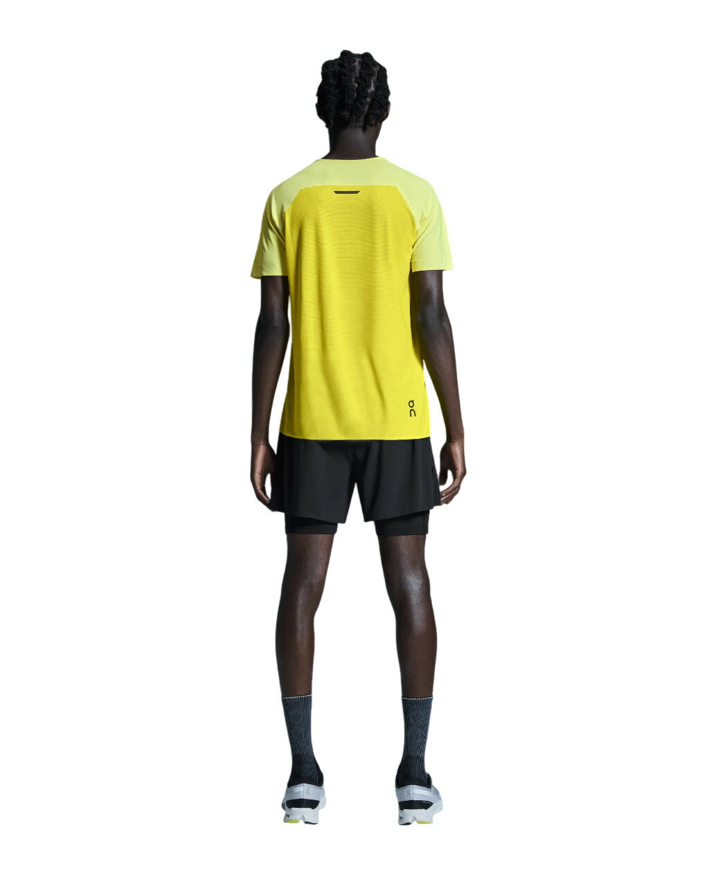 ON オン 5'' Performance 2/1 Shorts M Men BLACK メンズ ハーフパンツ 5