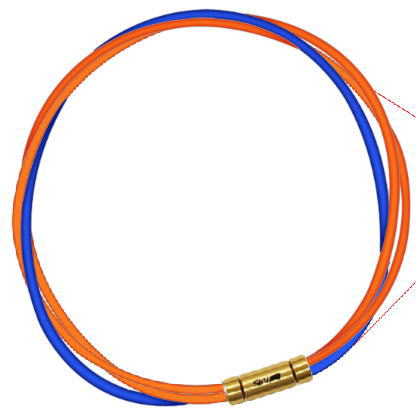【納期約3-4週間】セブ SEV スポーツネックレス ルーパータイプ3G 54cm オレンジ2本/ブルー 【納期約3-4週間】セブ SEV スポーツネックレス ルーパータイプ3G 54cm オレンジ2本/ブルー