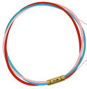 【納期約3-4週間】セブ SEV スポーツネックレス ルーパータイプ3G 54cm ピンク/ライトブルー/レッド(4)