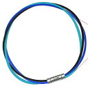 セブ SEV スポーツネックレス ルーパータイプ3M 納期2週間 54cm ブラック/ブルー/ライトブルー(4)