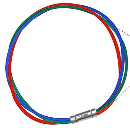 セブ SEV スポーツネックレス ルーパータイプ3M 納期2週間 54cm ブルー/グリーン/レッド