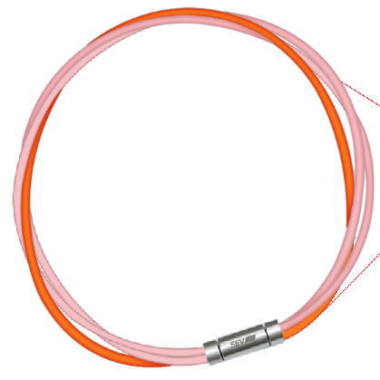 セブ SEV スポーツネックレス ルーパータイプ3M 納期2週間 54cm ピンク2本/オレンジ