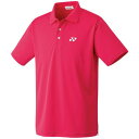 YONEX ヨネックス バドミントン ポロシャツ UNIユニセックス スタンダードサイズ 10300 ブライトピンク
