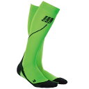 CEP コンプレッション Mens NIGHT RUN SOCKS 2.0 ナイトランソックス メンズ Fグリーン/ブラック サイズV＜店頭在庫限り＞