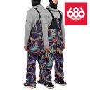 日本正規品 シックスエイトシックス スノーボードウェア パンツ 22-23 686 MEN'S FRONTIER SHELL BIB Grateful Dead...