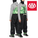 【エントリーでP最大47倍★マラソン期間】日本正規品 シックスエイトシックス スノーボードウェア パンツ 22-23 686 MEN'S DOJO BIB Bl...