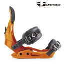 【エントリーでP最大47倍★マラソン期間】 日本正規品 ドレイク ビンディング 金具 22-23 DRAKE KING LTD Neon Orange キング ...