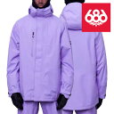日本正規品 スノーボード ウェア ジャケット シックスエイトシックス 686 MEN'S GORE-TEX CORE SHELL JACKET Violet メ...