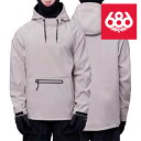 日本正規品 スノーボード ウェア ジャケット シックスエイトシックス 686 MEN'S WATERPROOF HOODY Putty メンズ 男性 フーディ ...