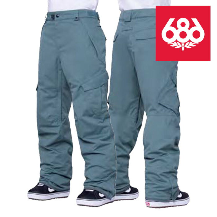 スノーボード ウェア パンツ シックスエイトシックス 686 MEN'S INFINITY INSULATED CARGO PANT Cypress Green メンズ 男性 カーゴパンツ 23-24 日本正規品