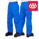 日本正規品 スノーボード ウェア パンツ シックスエイトシックス 686 MEN'S INFINITY INSULATED CARGO PANT Blue Sl...
