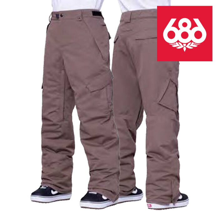 スノーボード ウェア パンツ シックスエイトシックス 686 MEN S INFINITY INSULATED CARGO PANT Tobacco メンズ 男性 カーゴパンツ 23-24 日本正規品