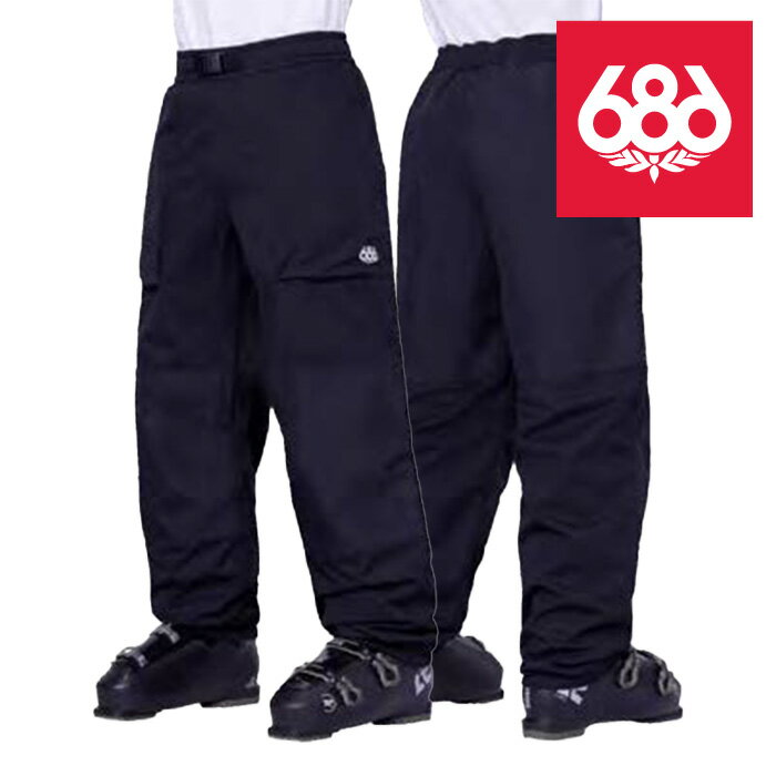 【P最大46倍・要エントリー 5/16 1:59迄】スノーボード ウェア パンツ シックスエイトシックス 686 MEN S GHOST 2.5L PANT Black メンズ 男性 23-24 日本正規品