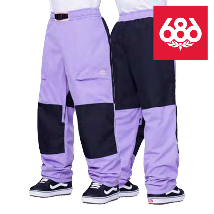 【P最大46倍・要エントリー 5/16 1:59迄】スノーボード ウェア パンツ シックスエイトシックス 686 MEN S GHOST 2.5L PANT Violet メンズ 男性 23-24 日本正規品