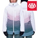 日本正規品 スノーボード ウェア ジャケット シックスエイトシックス 686 WOMEN'S DREAM INSULATED JACKET White Dust...