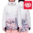 日本正規品 スノーボード ウェア ジャケット シックスエイトシックス 686 WOMEN'S DREAM INSULATED JACKET Birch Fade...