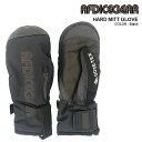【エントリーでP最大47倍★マラソン期間】日本正規品 スノーボード グローブ エーエフディ AFDICEGEAR HARD MITT GLOVE Black G...