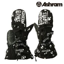 スノーボード グローブ アシュラム ASHRAM POD Black GORE-TEX ポッド ゴアテックス スキー ミット ミトン 手袋 23-24 日本正規品