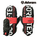 Xm[{[h O[u AV ASHRAM PROFILE LOGO MITT Black GORE-TEX vt@CSE~g SAebNX XL[ ~bg ~g  23-24 {Ki