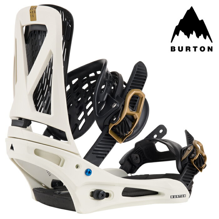 【P最大46倍 要エントリー 5/16 1:59迄】スノーボード ビンディング バートン BURTON MEN 039 S GENESIS Re:Flex White/Gold ジェネシス リフレックス バインディング メンズ 男性 23-24 日本正規品