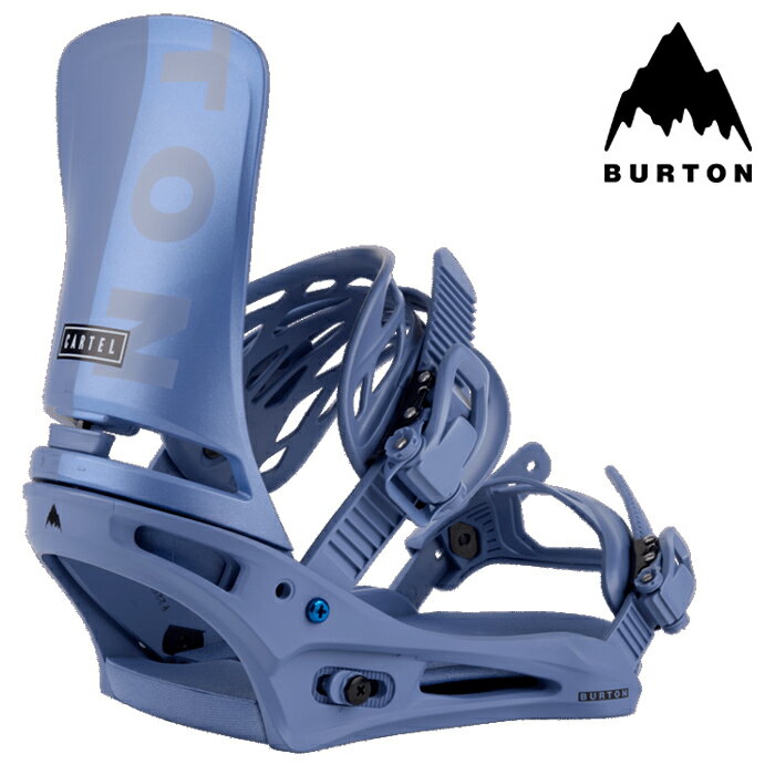 スノーボード ビンディング バートン BURTON MEN'S CARTEL Re:Flex Slate Blue/Logo カーテル リフレックス バインディング メンズ 男性 23-24 日本正規品