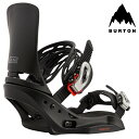日本正規品 スノーボード ビンディング バートン BURTON WOMEN'S LEXA EST Black レクサ The Channel専用 バインディング レディース 女性 23-24(4)