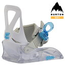 日本正規品 スノーボード ビンディング バートン BURTON KIDS' MINI GROM DISC White ミニ グロム ディスク バインディング Y...