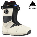 【P最大47倍 要エントリー 4/27 9:59迄】スノーボード ブーツ バートン BURTON MEN 039 S ION BOA Stout White/Black アイオン ボア メンズ 男性 BOAフィットシステム 23-24 日本正規品