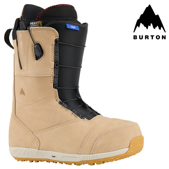 【P最大46倍 要エントリー 5/16 1:59迄】スノーボード ブーツ バートン BURTON MEN 039 S ION LEATHER Sandstone アイオン レザー メンズ 男性 SPEEDZONEレーシング 23-24 日本正規品