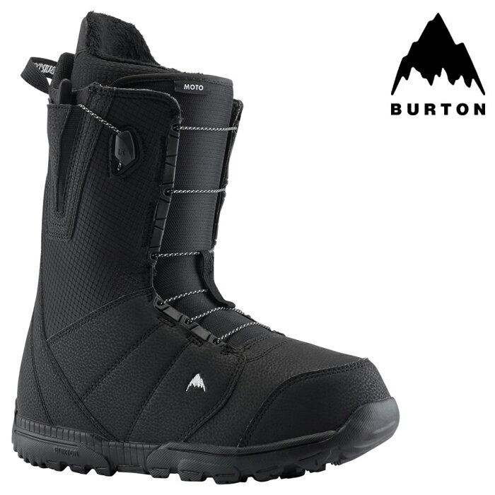 【P最大46倍・要エントリー 6/11 1:59迄】スノーボード ブーツ バートン BURTON MEN'S MOTO Black モト メンズ 男性 SPEEDZONEレーシング 23-24 日本正規品