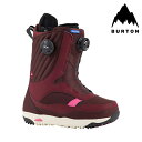 【P最大47倍 要エントリー 4/27 9:59迄】スノーボード ブーツ バートン BURTON WOMEN 039 S LIMELIGHT BOA WIDE Almandine/Stout White ライムライト ボア ワイド レディース 女性 BOAフィットシステム 23-24 日本正規品