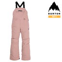 スノーボード ウェア パンツ バートン BURTON KIDS' SKYLAR 2L BIB PANTS Powder Blush キッズ YOUTH 子供 ビブパンツ 23-24 日本正規品