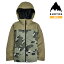 スノーボード ウェア ジャケット バートン BURTON BOYS' LODGEPOLE 2L JACKET Forest Moss Cookie Camo キッズ YOUTH 子供 23-24 日本正規品