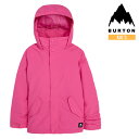 日本正規品 スノーボード ウェア ジャケット バートン BURTON GIRLS' ELODIE 2L JACKET Fuchsia Fusion キッズ YOUTH 子供 23-24