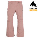 日本正規品 スノーボード ウェア パンツ バートン BURTON GIRLS' SWEETART 2L PANTS Powder Blush キッズ YOUTH 子供 23-24