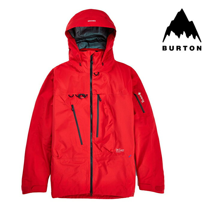 スノーボード ウェア ジャケット バートン AK457 BURTON MEN 039 S AK JAPAN GUIDE GORE-TEX PRO 3L JACKET Turbo Red メンズ 男性 ゴアテックス 23-24 日本正規品