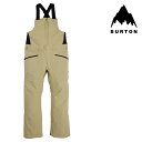 Xm[{[h EFA pc o[g BURTON MEN'S RESERVE 2L BIB PANTS Mushroom Y j rupc 23-24 {Ki