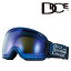 スノーボード ゴーグル ダイス DICE BANK BK35191 NAV Photochromic/Mit Blue バンク 調光 スキー 23-24 日本正規品