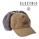 エレクトリック キャップ 帽子 23-24 ELECTRIC EAR FLAP LOW CAP Camel E24F21 フライトキャップ スノーボード 日本正規品