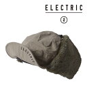 スノーボード キャップ エレクトリック ELECTRIC MOTOR BOMBER CAP Olive E24F25 フライトキャップ 帽子 23-24 日本正規品